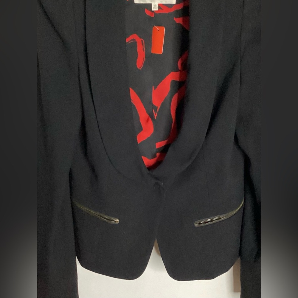 RACHEL Rachel Roy Black Blazer 10 - Picture 3 of 10